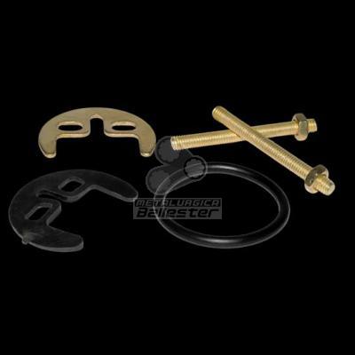Kit Fijacion doble p/griferia monocomando