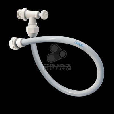 Llave de paso con conexión